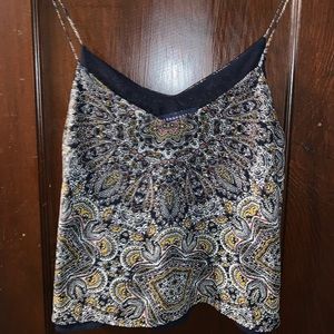 paisley flowy tank